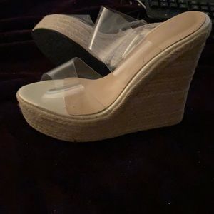 High heel wedges